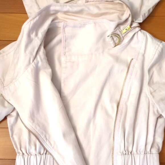 French Connection Pink Hooded Light Utility Jacket - Picture 4 of 8